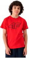 Футболка 4F 4FJWSS25TTSHM2325-62S р.140 червоний