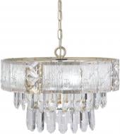 Люстра подвесная Sensio Washington 4x40 Вт E14 прозрачный/золото ALB-P00424-E