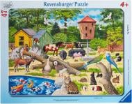 Пазл Ravensburger Домашні тварини 47 елементів у рамці 06777 Пазл Ravensburger Домашні тварини 47 елементів у рамці 06777