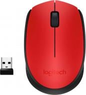 Миша Logitech Wireless Mouse M171 (910-004641) red/black