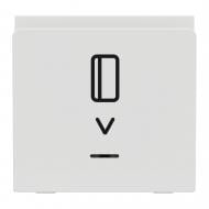 Выключатель карточный одноклавишный Schneider Electric Unica New с подсветкой белый NU328318