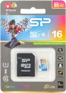 Карта пам'яті Silicon Power microSDHC 16GB Elite UHS-I + SD-adapter