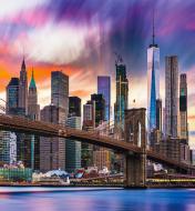 Репродукция Город 28-50 28x28 см RozenfeldArt RZF-42