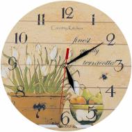 Часы настенные Цветник QY82088B