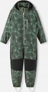 Комбинезон унисекс Reima Softshell Nurmes р.110 зеленый 5100007C-8511