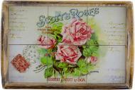 Поднос для завтрака Роза 24,5x34,5 см QY82001A 2/S