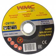 Круг відрізний WMC TOOLS 125хx1,0x22,2 мм 1 шт. WT-CW705