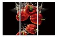 Картина модульная Перец в воде 150x100 см WallArt 54624-3.3