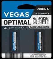 Батарейки VEGAS. LR732BL2 2 шт. (V8LR-732BL2-OP)