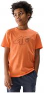 Футболка 4F 4FJWSS25TTSHM2185-70S р.140 помаранчевий