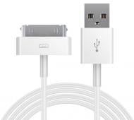 Кабель Luxe Cube 1 м белый (30PIN TO USB WHITE)