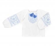 Вышиванка для девочек WP Merchandise р.158 белый с голубым FWPVNGBLEM23WT158