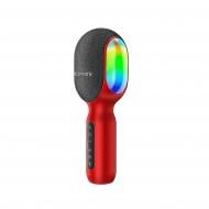 Микрофон Promate VocalMic Bluetooth 2xAUX LED Red (vocalmic.red)