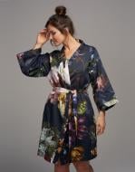 Халат Essenza Fleur Dark р. XL синий с рисунком