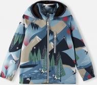 Куртка детская для мальчиков Reima Softshell Vantti р.80 синий 5100009D-67A4