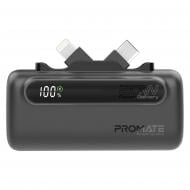 Повербанк Promate PowerUp-Duo 5000 mAh black (powerup-duo.black)