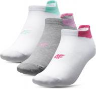Носки 4F J4Z20-JSOD203-55S+25M+33S р.36-39 белый/серый 3 шт.