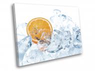 Картина Апельсин во льду 40x30 см WallArt 54629-1.1