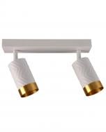 Спот Goldlux Arras 2 2x10 Вт GU10 белый 323606 Спот Goldlux Arras 2 2x10 Вт GU10 белый 323606