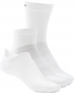 Носки Reebok Te All Purpose Sock GH0405 р.M белый 3 шт.