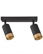 Спот Goldlux Arras 2 2x10 Вт GU10 черный 323545 Спот Goldlux Arras 2 2x10 Вт GU10 черный 323545