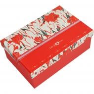 Коробка подарочная Соніліка Красная "Подснежники" 19х12х6.5см 110342331