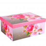 Коробка подарункова Соніліка "Рожева троянда" 23х16.5х9.5см 1110237803