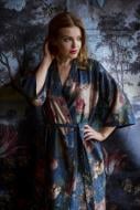 Халат Essenza Jula Gallery р. L синий с рисунком