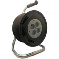Котушка пластикова для подовжувача Neomax із заземленням 4 гн. чорний із помаранчевим NX611400-1 Котушка пластикова для подовжувача Neomax із заземленням 4 гн. чорний із помаранчевим NX611400-1