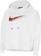 Джемпер Nike W NSW ICN CLSH FLC HOODIE FT CU5108-100 р. M белый