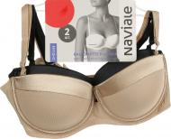 Набор бюстгалтеров Naviale р. 70 B черный/беж LB.08.002