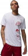 Футболка Jordan J BRAND LOGO STACK SS CR FN6027-100 р.2XL белый