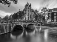 Репродукция Город B&W Amsterdam 50x80 см RozenfeldArt RZF-162