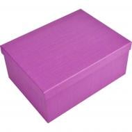 Коробка подарочная Соніліка сиреневая "Golden Linen" 33х25.5х14.5см 121034588