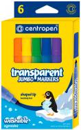 Набір фломастерів Jumbo Transparent 6 шт (8580/06) Centropen