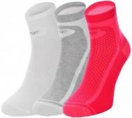 Шкарпетки 4F HJZ19-JSOD002-10S+23M+54S р.36-38 білий/сірий/рожевий 3 шт.