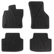 Защитный коврик Amal Plast Audi A3 (8V) 2012-2020, 4 шт., резиновые, черные модельные