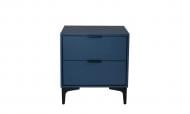 УЦЕНКА! Тумба прикроватная Брил 2ш 500x540x450 мм синий/синий (УЦ №3342)
