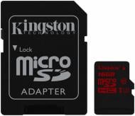Карта памяти Kingston microSDHC 16GB + SD adapter (SDCA3/16GB)