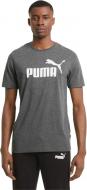 Футболка Puma ESS Heather Tee 58673601 р.S серый