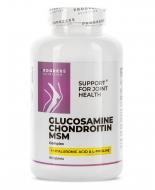 Хондропротектор Progress Nutrition Glucosamine Chondroitin MSM 90 шт./уп. 84 г