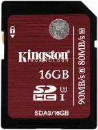 Карта пам'яті Kingston Ultimate SDHC (SDA3/16GB)