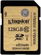 Карта памяти Kingston Ultimate SDXC (SDA10/128GB)