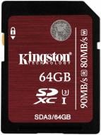 Карта памяти Kingston Ultimate SDXC (SDA3/64GB)