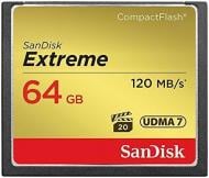 Карта памяти SanDisk Compact Flash 64GB (SDCFXSB-064G-G46)