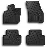 Защитный коврик Amal Plast Volkswagen Tiguan III з 2024, 4 шт., резиновые, черные модельные