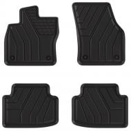 Защитный коврик Amal Plast Seat Ateca з 2016, 4 шт., резиновые, черные модельные
