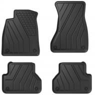 Защитный коврик Amal Plast Audi A4 (B9) з 2015, 4 шт., резиновые, черные модельные