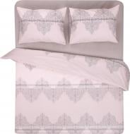 Комплект постільної білизни Діадема 1,5 рожевий із малюнком La Nuit (без простирадла)