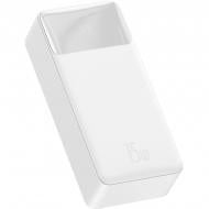 Повербанк BASEUS Bipow PD 15W USB-C 2xUSB QC 3.0 30000 mAh white (PPDML-K02)